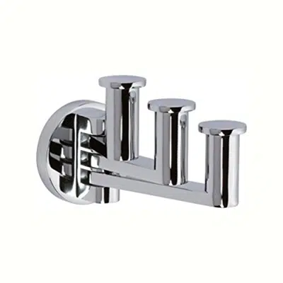 kép a termékről - Ginger 4610T Kubic Triple Robe Hook