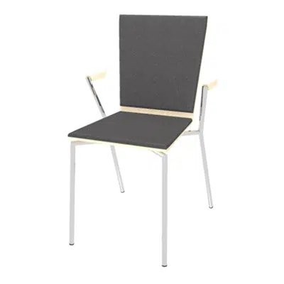 bilde for Slim Wooden Armchair