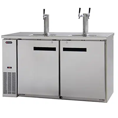 画像 Kegco XCK-2460S Commercial Three Faucet Kegerator