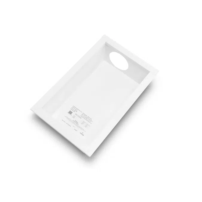 DBX1017FR Fire Rated Metal Dryer Vent Box w/optional trim ring