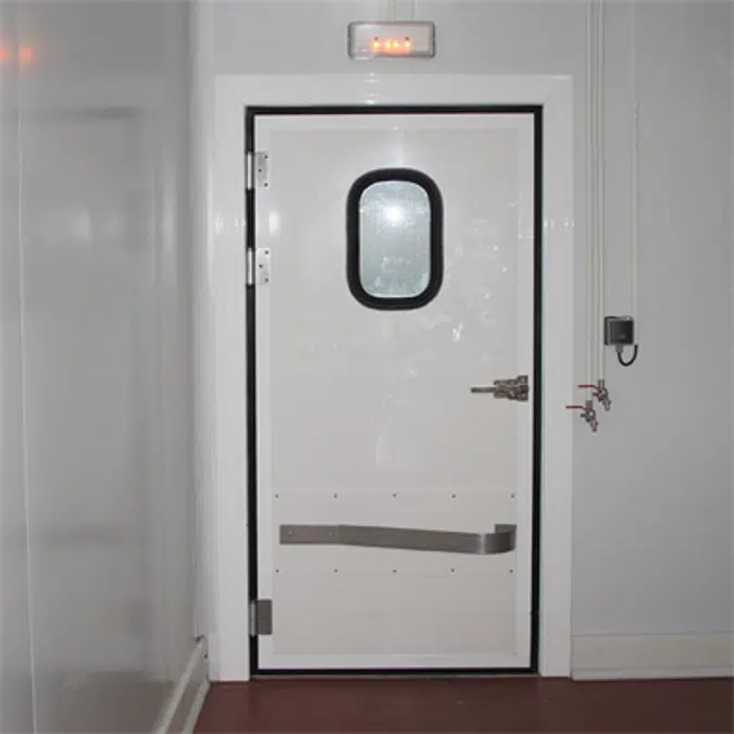 Porte va-et vient industrielle semi-isotherme