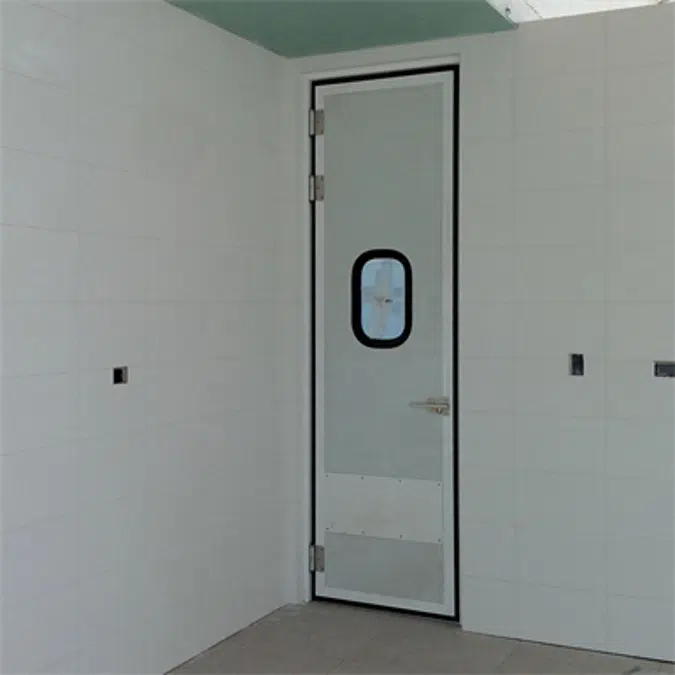 Porte va-et vient industrielle semi-isotherme