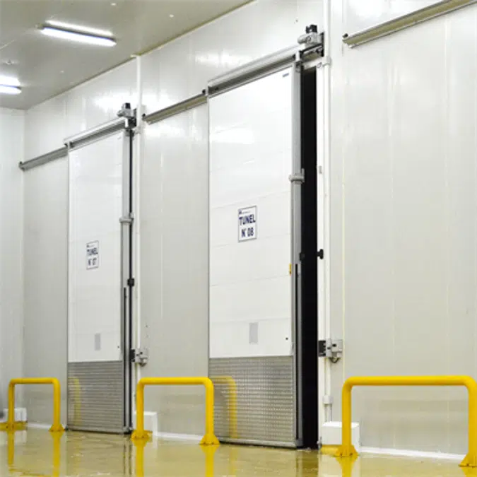 BIM objects - Free download! Sliding Cold Storage Door IF | BIMobject