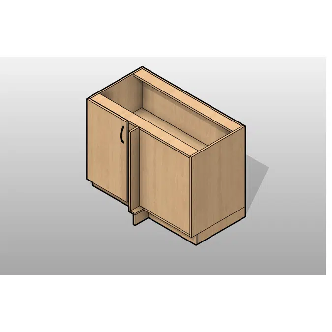 Corner Door Laminate Base Cabinet