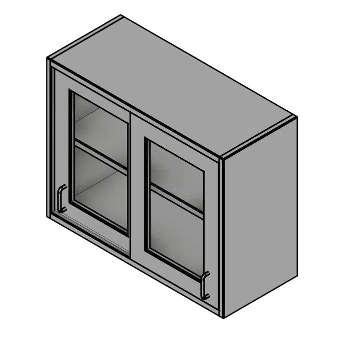 Sliding Door Stainless Steel Wall Cabinet