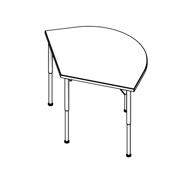 Tripod Classroom Table