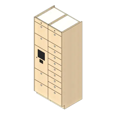 Immagine per 14 Total Openings Laminate Smart Locker