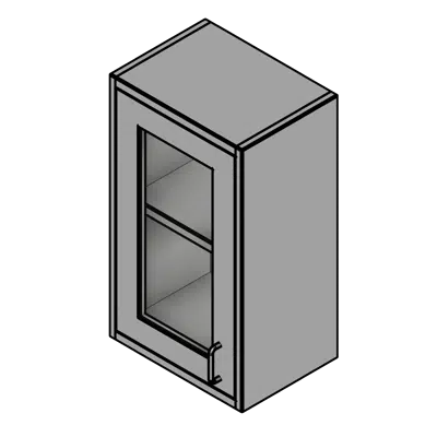 Image pour 1 Door Stainless Steel Wall Cabinet