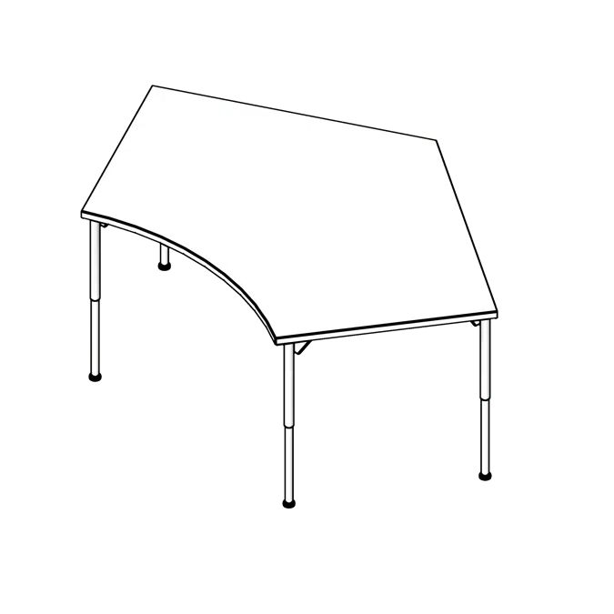 BIM objects - Free download! Summit Classroom Table | BIMobject