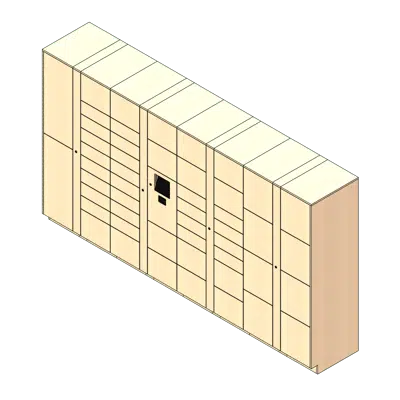 Immagine per 50 Total Openings Laminate Smart Locker