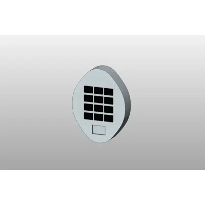 BIM objects - Free download! Vertical RFID or Keypad Battery Powered ...