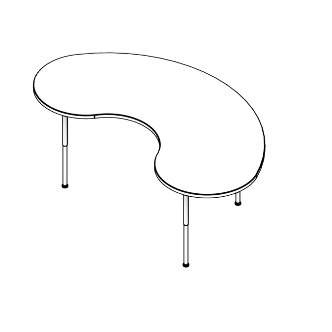 Bean Classroom Table