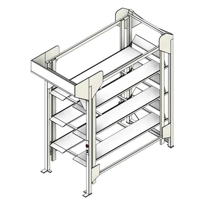 Front Load Hospital Bed Stacker