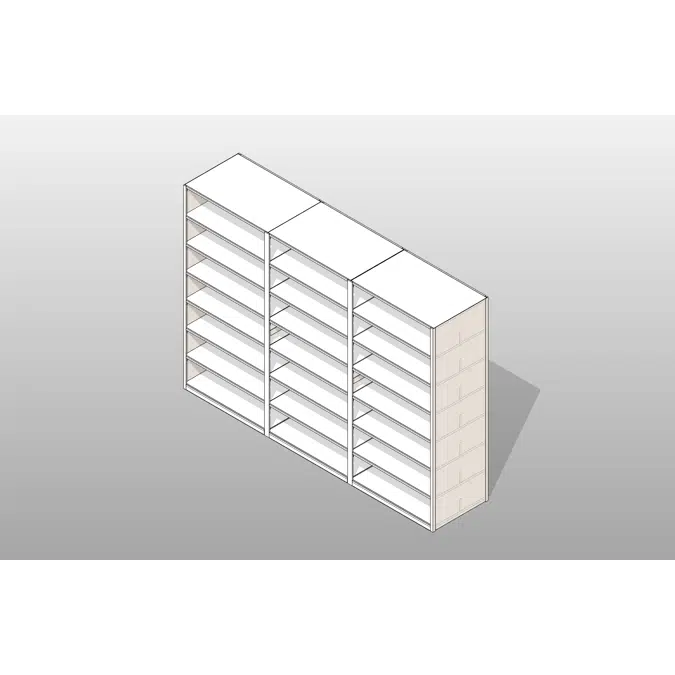 Letter-3 Unit-7 Tier-Double Sided 4 Post Shelving