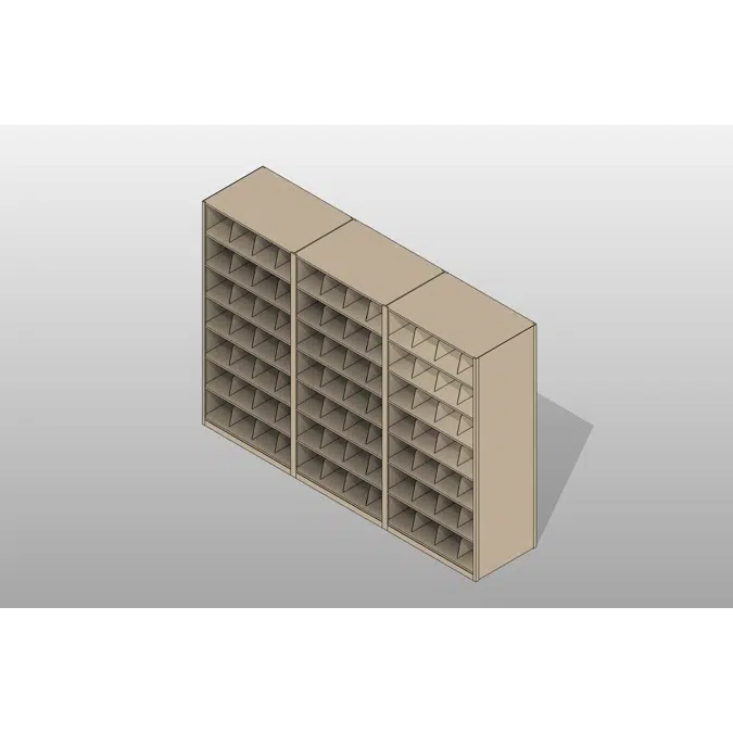 Letter-3 Unit-7 Tier-Double Sided 4 Post Shelving