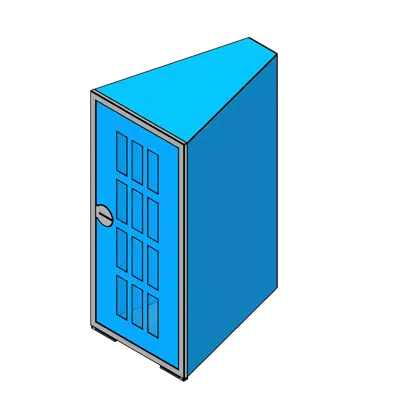 afbeelding voor Vertical Steel Bike Locker