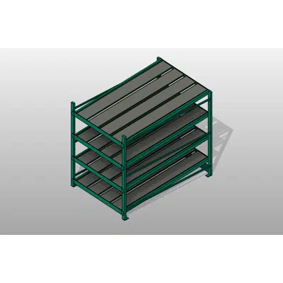 Flow Steel Gravity Shelves için görüntü