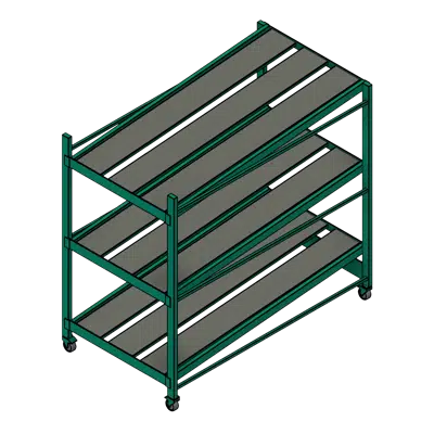 Flow Steel Gravity Shelves için görüntü