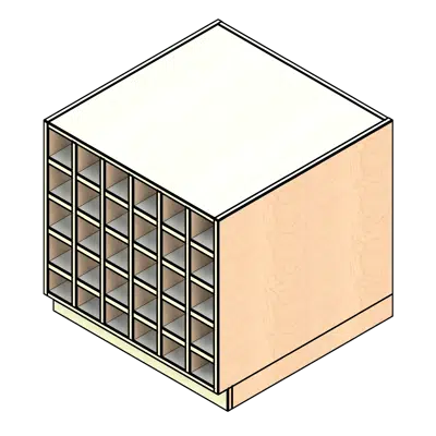 billede til Rolled Plan Laminate Storage Cabinet