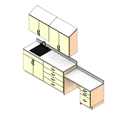 billede til 10' Wide - Option 03 Exam Room