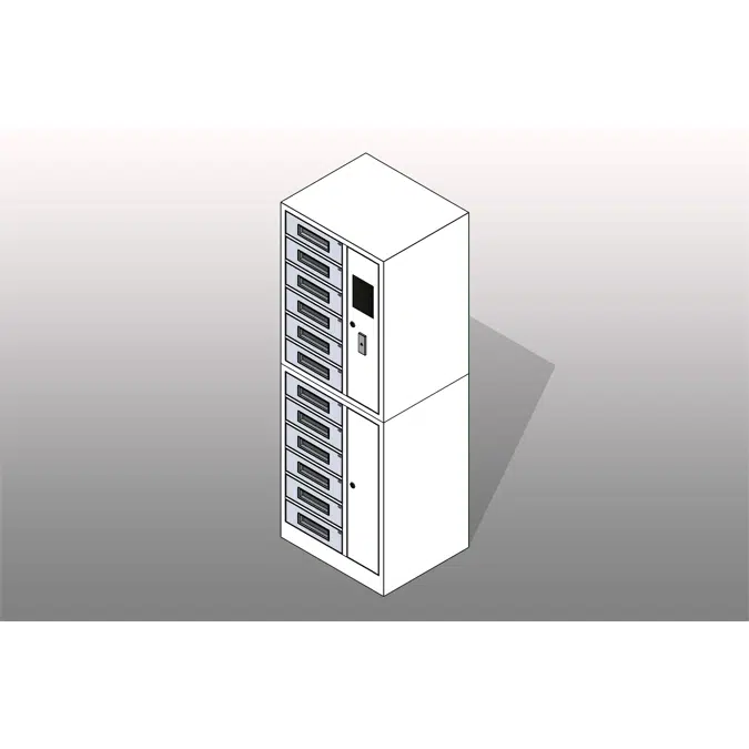 Electronics Charging Metal Locker