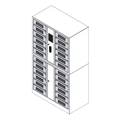 Image for Electronics Charging Metal Locker