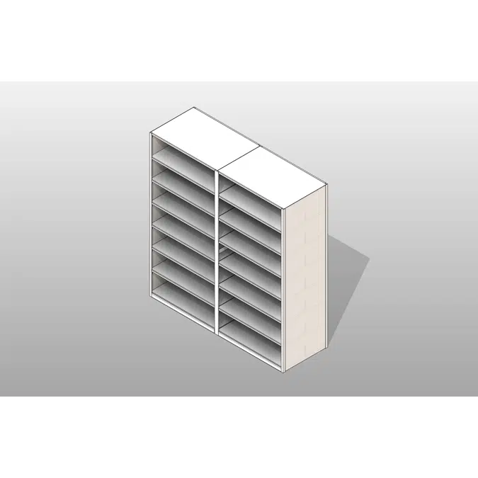 Letter-2 Unit-7 Tier-Double Sided 4 Post Shelving