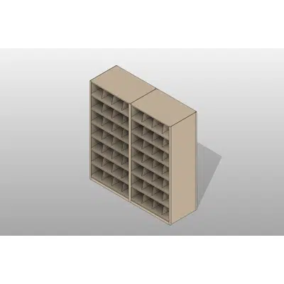 Image for Letter-2 Unit-7 Tier-Double Sided 4 Post Shelving