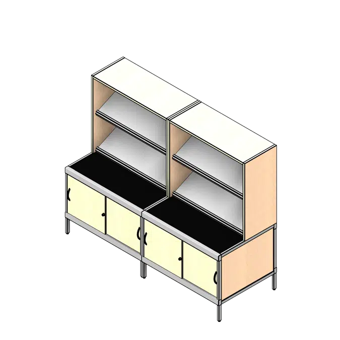 BIM objects - Free download! 08' Wide - Option 03 Mail Room | BIMobject