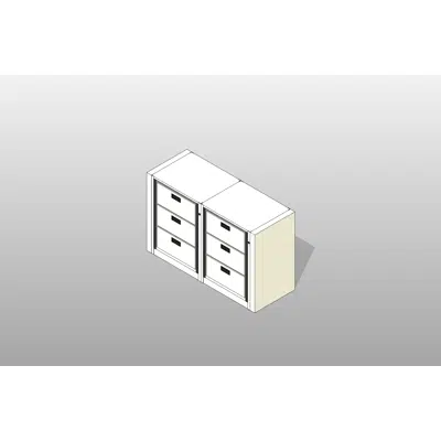 obraz dla Letter-2 Cabinets-3 Tier-Drawers Steel Rotary File