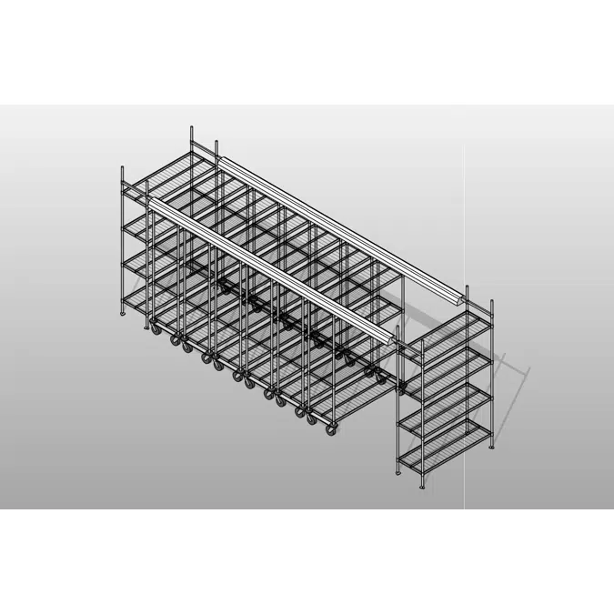 Top Track Mobile Shelving Wire Shelving