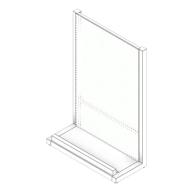 BIM objects - Free download! Freestanding Weapons Rack | BIMobject