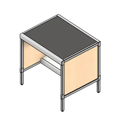 Image for Half Shelf Aluminum Frame Console
