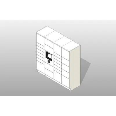 afbeelding voor 25 Total Openings Laminate Smart Locker