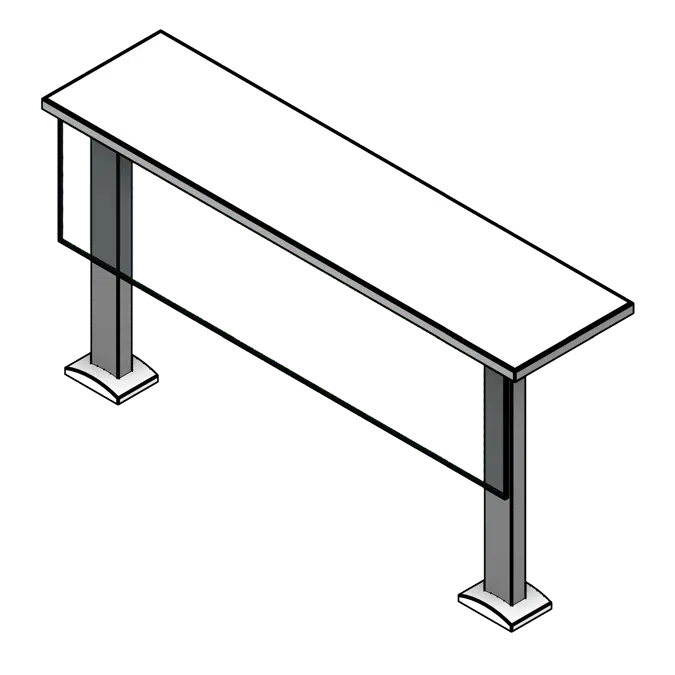 Floor Mounted Classroom Table