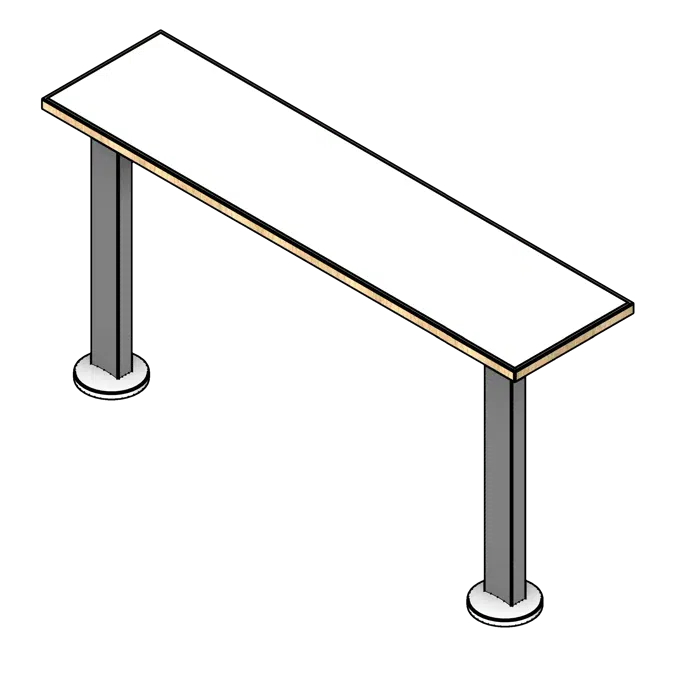 Floor Mounted Classroom Table