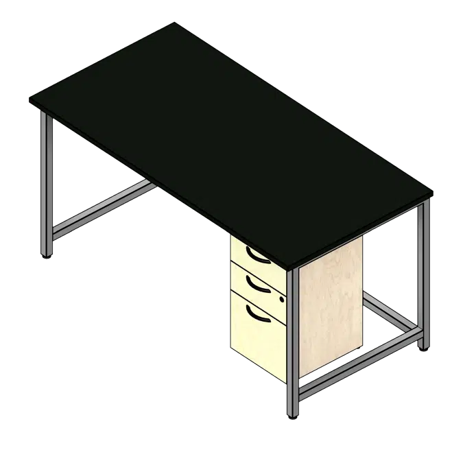 Public Safety Steel Workstation