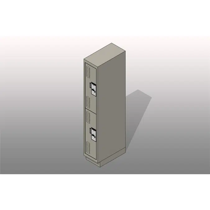Tiered Personal Storage Metal Locker