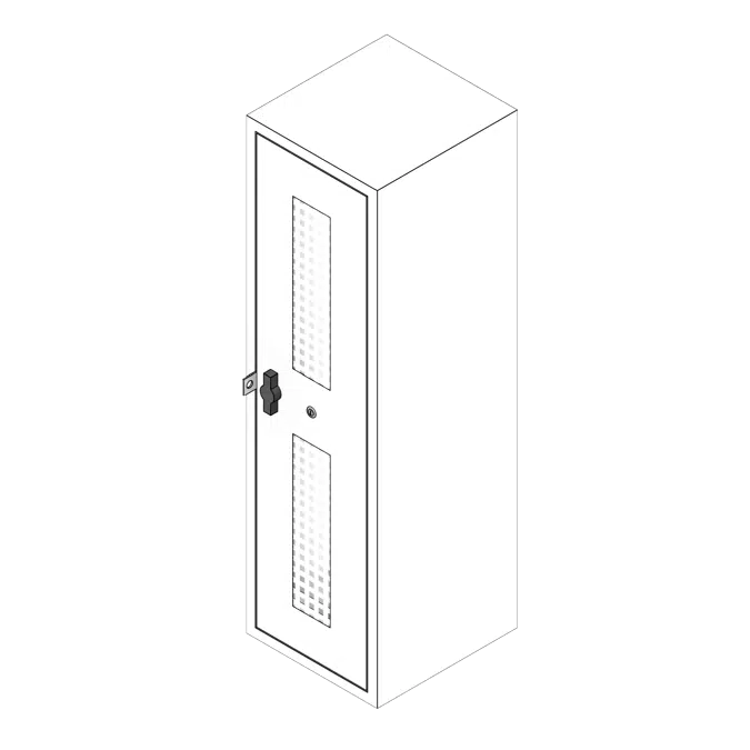 Stacking Gun Metal Locker