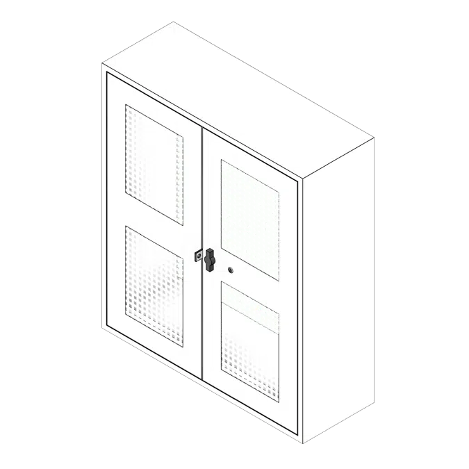 Stacking Gun Metal Locker