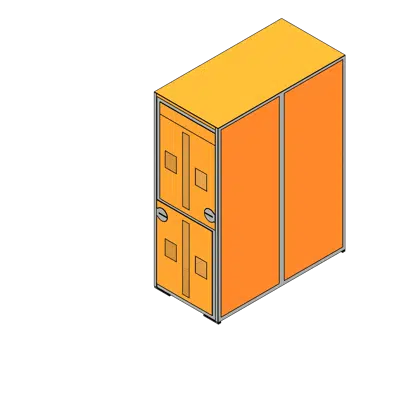 afbeelding voor Two Tier Steel Bike Locker