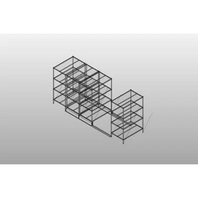 Image for Bottom Track Mobile Shelving Wire Shelving