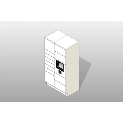 Image for 12 Total Openings Laminate Smart Locker