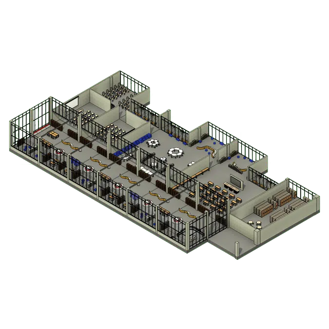 BIM objects - Free download! School/Branch Library Sample Project ...