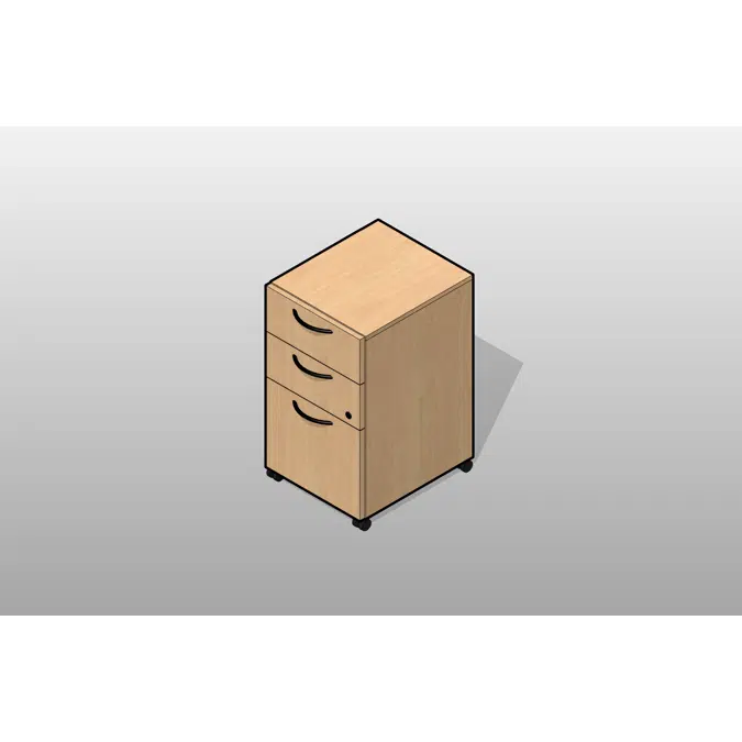 File Drawer Laminate Pedestal