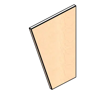 Image for Cabinet Angled Leg Laminate Panel