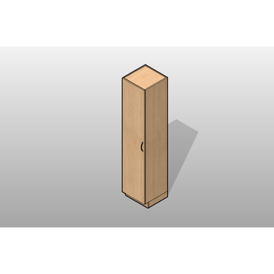 Image for 1 Door Laminate Storage Cabinet