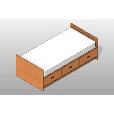 Image for Bed Laminate Firehouse Furniture