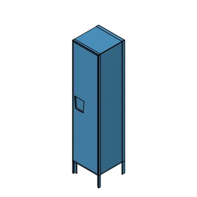 Image pour School Corridor Powder Coated Steel Locker