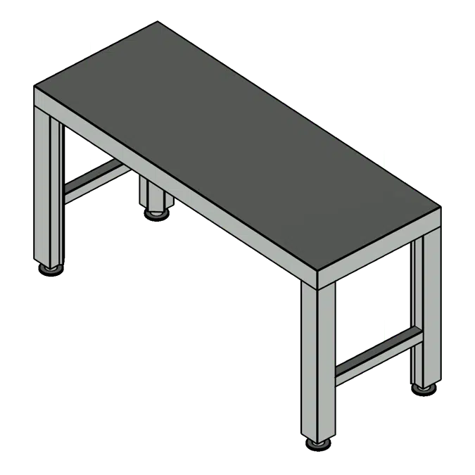 Sterile Gowning Stainless Steel Bench